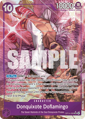 Donquixote Doflamingo - The Azure Sea's Seven - OP14-069 - Alt Art Differenzbesteuerung nach §25a UstG