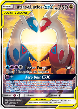 Latias & Latios-GX - Team Up - 170/181 - Holofoil Differenzbesteuerung nach §25a UstG