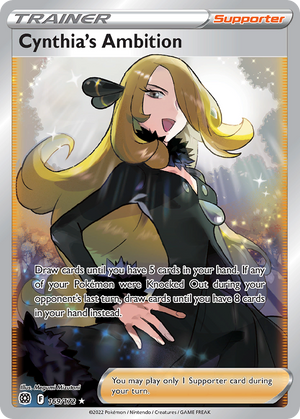 Cynthia's Ambition - Brilliant Stars - 169/172 - PSA 10 Differenzbesteuerung nach §25a UstG