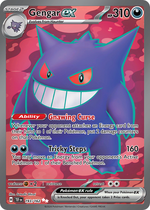 🇬🇧 Gengar ex - Temporal Forces - 193/162 - Holofoil Differenzbesteuerung nach §25a UstG