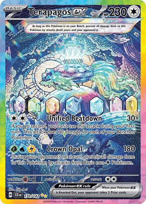 🇬🇧 Terapagos ex - Stellar Crown - 170/142 - Holofoil Differenzbesteuerung nach §25a UstG