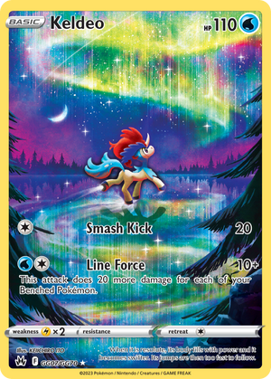 🇬🇧 Keldeo - Crown Zenith Galarian Gallery - GG07/GG70 - Holofoil Differenzbesteuerung nach §25a UstG
