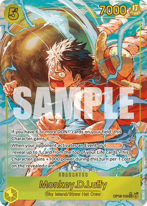 Monkey.D.Luffy - Adventure on Kami's Island - OP15-119 - Alt Art Differenzbesteuerung nach §25a UstG