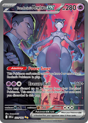 Team Rocket's Mewtwo ex - Destined Rivals - 231/182 - Holofoil Differenzbesteuerung nach §25a UstG