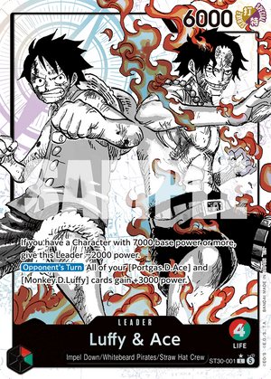 Luffy & Ace - Luffy & Ace - ST30-001 - Alt Art Holon Research Tower Lightning Quarter Deck Differenzbesteuerung nach §25a UstG