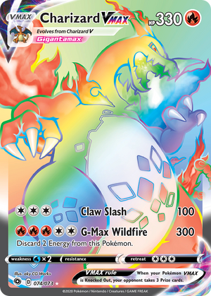 🇬🇧 Charizard VMAX - Champion's Path - 074/073 - Holofoil Differenzbesteuerung nach §25a UstG