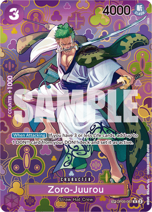 Zoro-Juurou - Awakening of the New Era - OP05-067 - Special Alt Art Differenzbesteuerung nach §25a UstG
