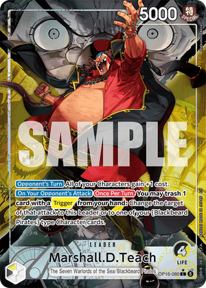Marshall.D.Teach - The Time Of Battle - OP16-080 - Alt Art Differenzbesteuerung nach §25a UstG