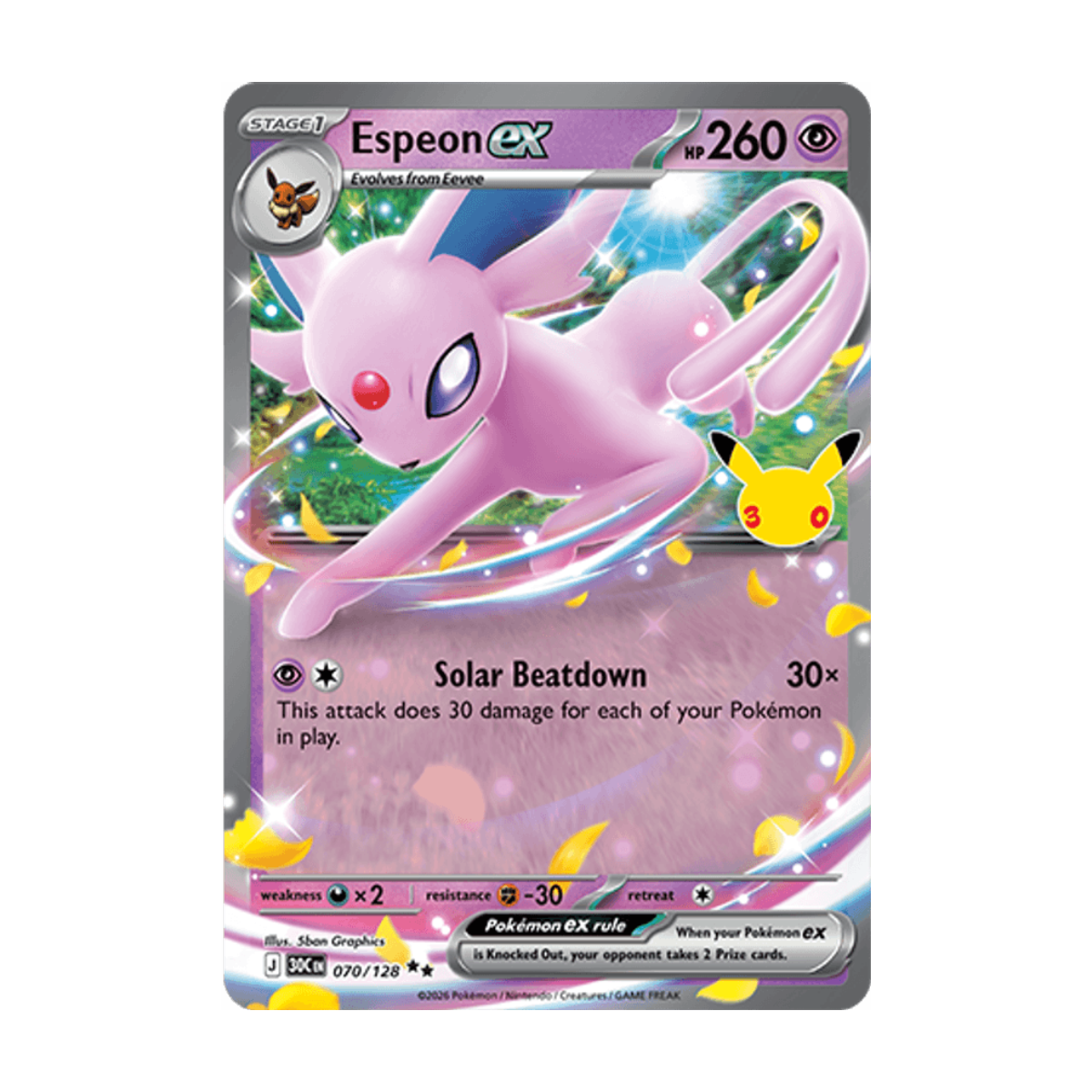 Espeon ex 070/128 · en · Referenzbild