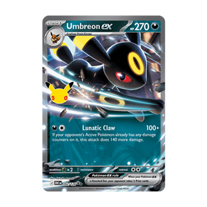 Umbreon ex · 092/128 · Englisch · Differenzbesteuerung nach §25a UStG