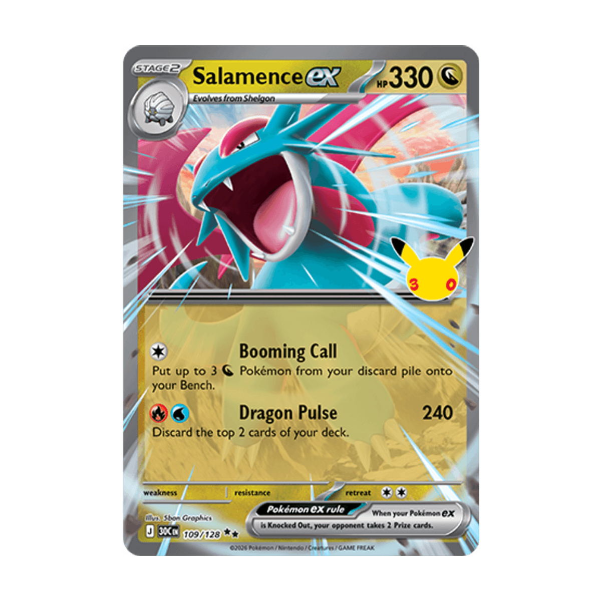 Salamence ex 109/128 · en · Referenzbild