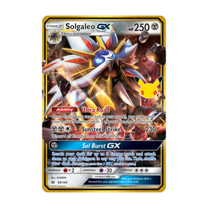 Solgaleo GX · 017/030 · Englisch · Differenzbesteuerung nach §25a UStG