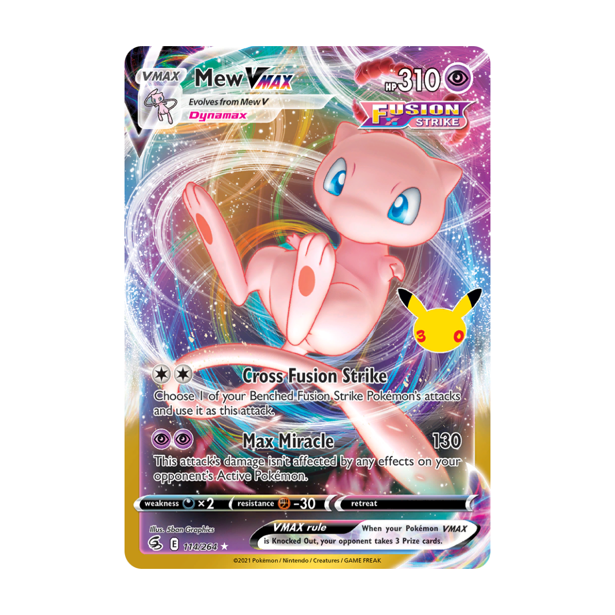 Mew VMAX 026/030 · en · Referenzbild
