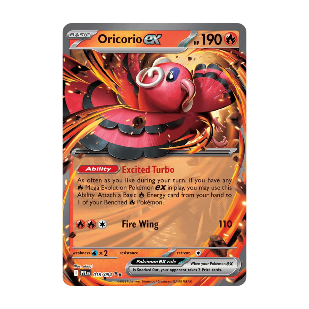 Oricorio ex 018/094 · en · Referenzbild