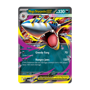Mega Sharpedo ex · 061/094 · Englisch · Differenzbesteuerung nach §25a UStG