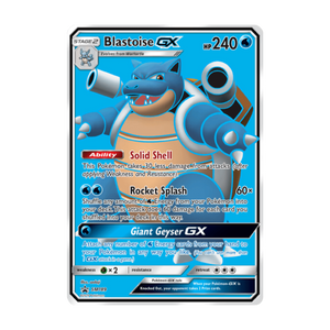 Blastoise GX · SM189 · Englisch · Differenzbesteuerung nach §25a UStG