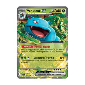 Venusaur ex · 003/165 · Englisch · Differenzbesteuerung nach §25a UStG