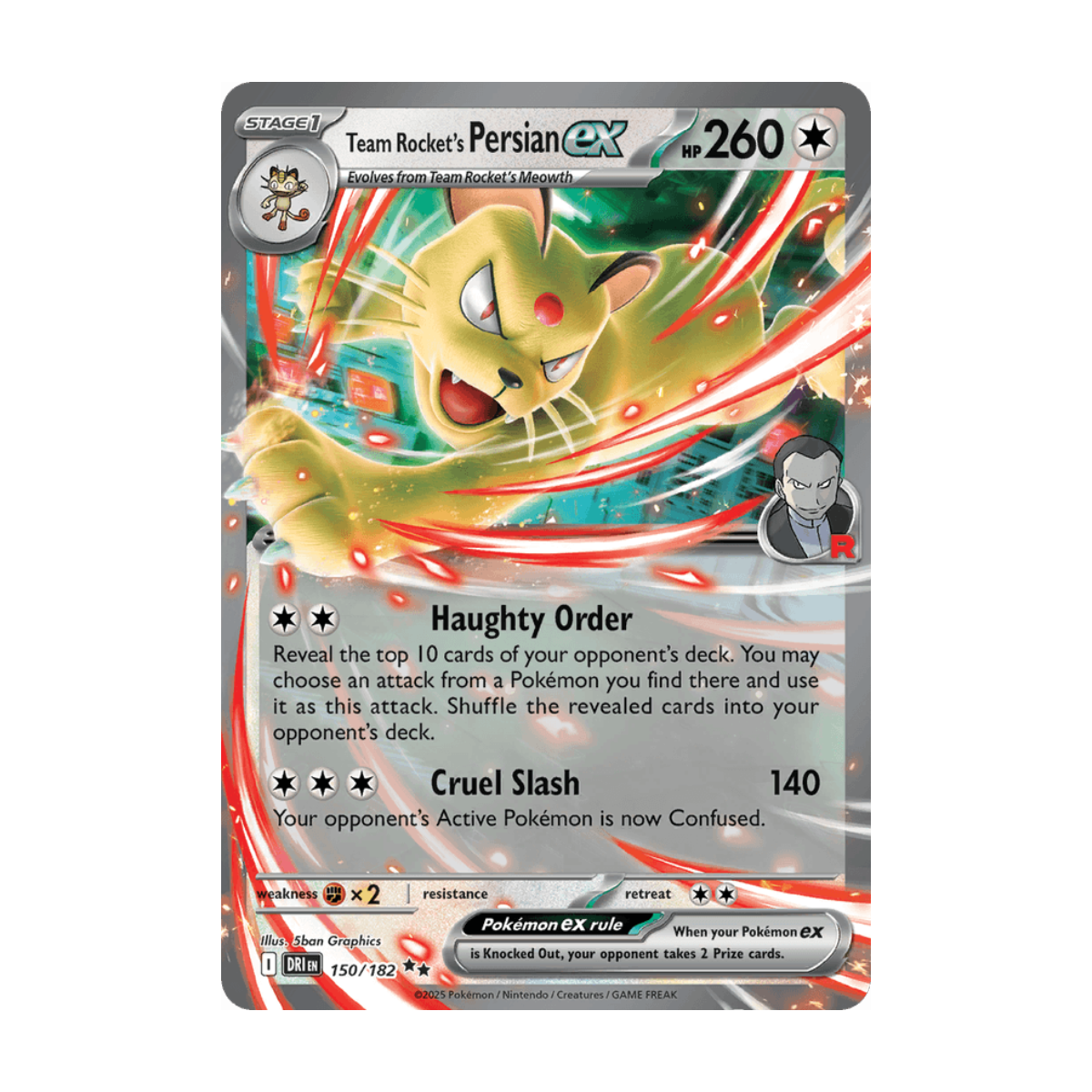 Team Rocket's Persian ex 150/182 · en · Referenzbild
