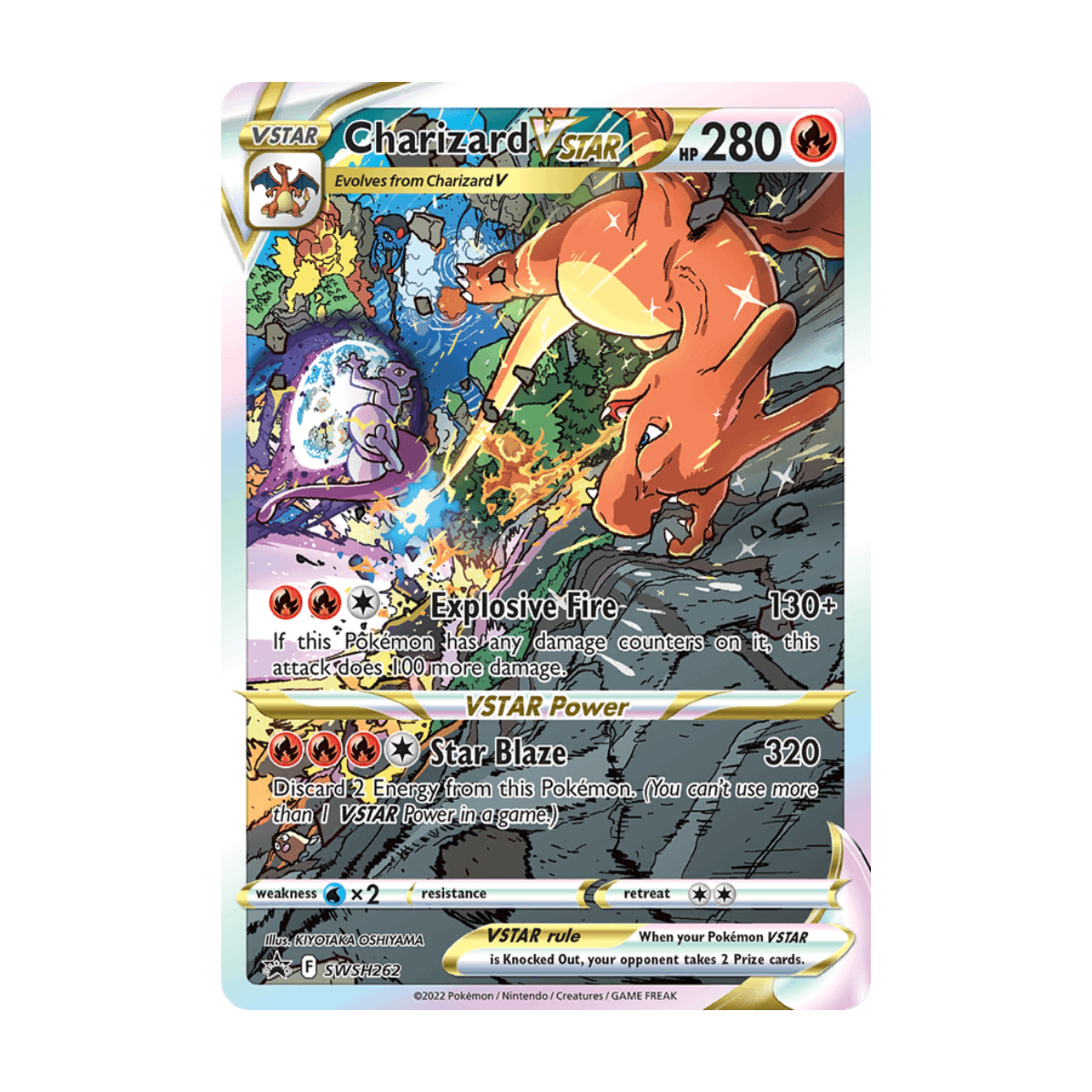 Charizard VSTAR SWSH262 · en · Referenzbild