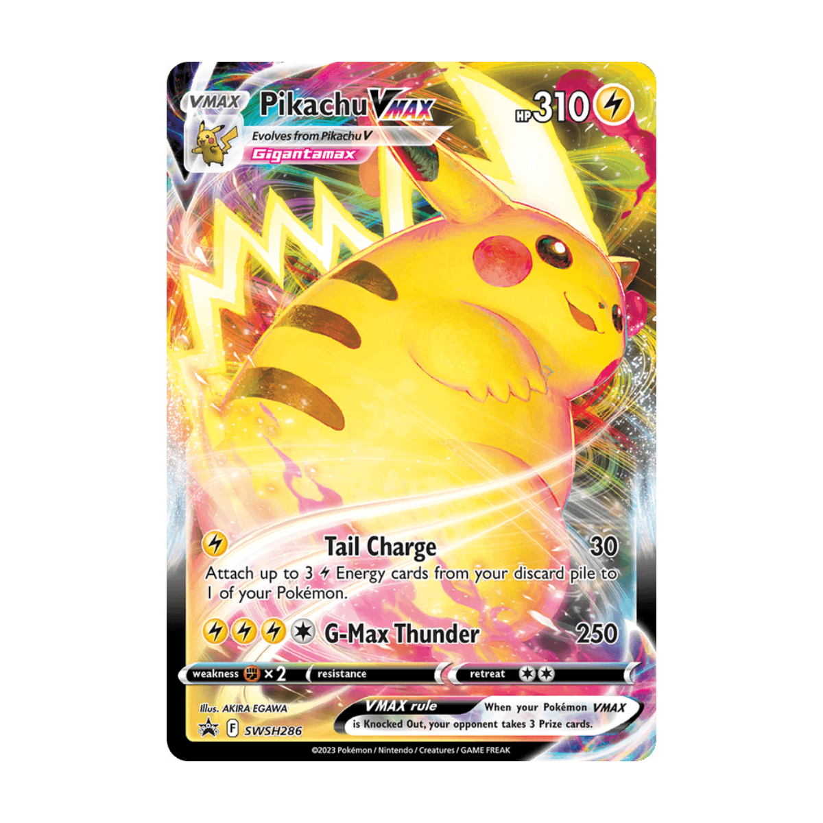 Pikachu VMAX SWSH286 · en · Referenzbild
