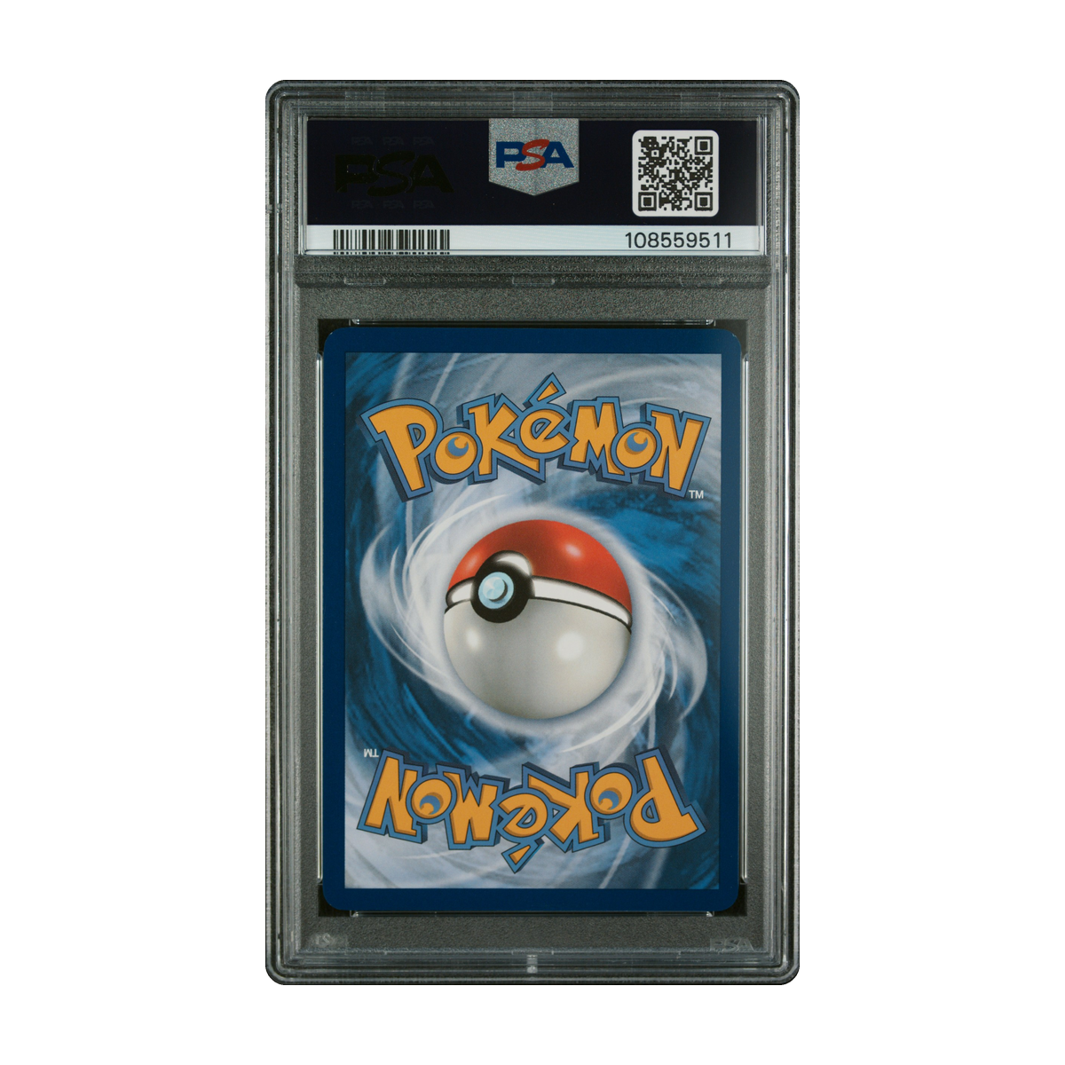 Latios Deutsch – PSA-Zertifikat 108559511 – originale PSA-Rückseite mit Zertifikatsbarcode