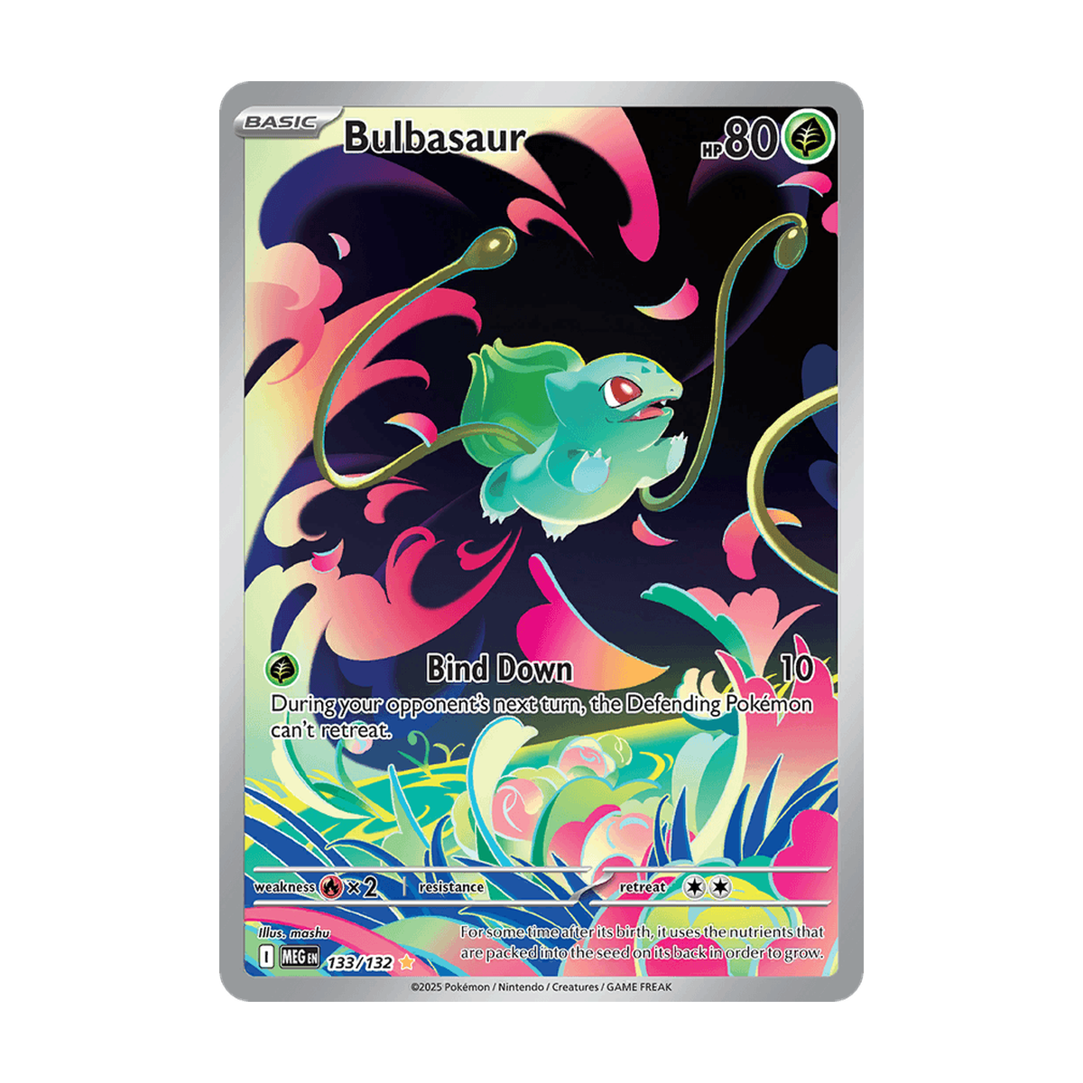 Bulbasaur 133/132 Englisch – Referenzbild