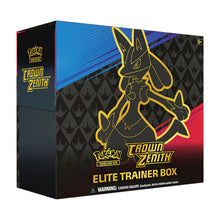 Lade das Bild in den Galerie-Viewer, Pokémon Crown Zenith Elite Trainer Box – englische Ausgabe – weißer Hintergrund
