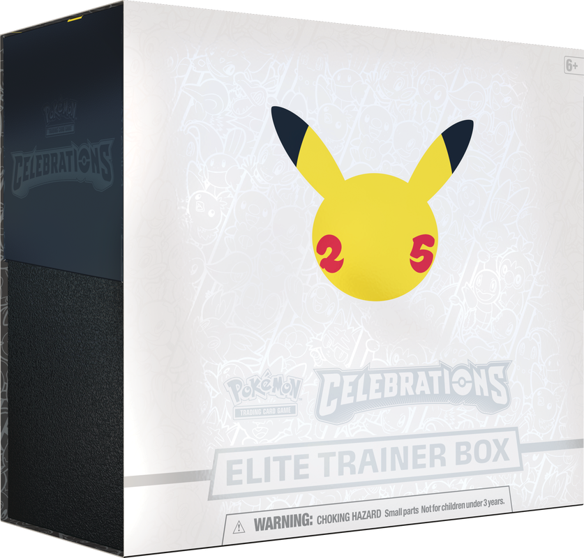 Pokémon Celebrations Elite Trainer Box – 25. Jubiläum (Englisch)