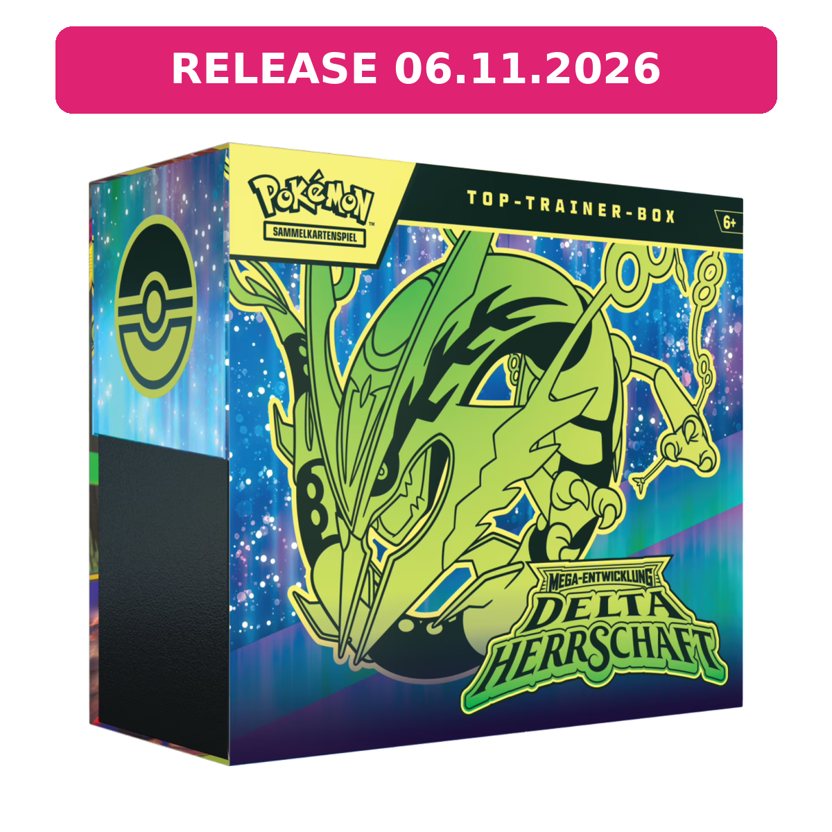 Pokémon Mega-Entwicklung – Delta-Herrschaft Top-Trainer-Box (Deutsch) – Release 06.11.2026