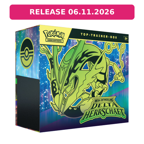 Pokémon Mega-Entwicklung – Delta-Herrschaft Top-Trainer-Box (Deutsch) – Release 06.11.2026