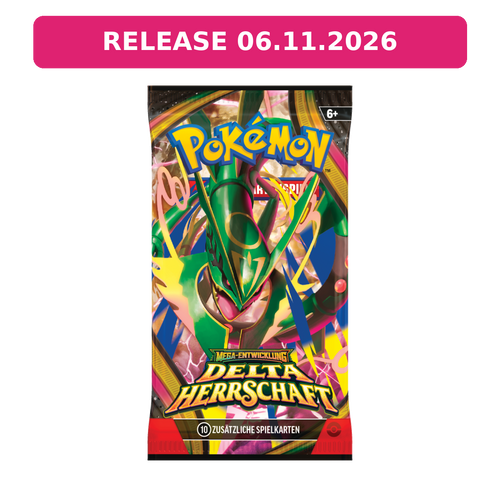 Pokémon Mega-Entwicklung – Delta-Herrschaft Booster (Deutsch) – Release 06.11.2026