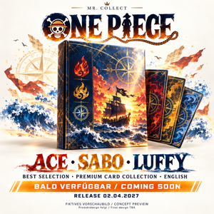 One Piece Card Game – Premium Card Collection – Best Selection Ace & Sabo & Luffy (Englisch)