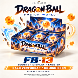 Dragon Ball Super Card Game – Fusion World FB-13 Booster-Display (Englisch)