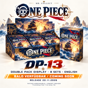 One Piece Card Game – Double Pack Set Vol. 13 DP-13 Display (8 Sets) (Englisch)