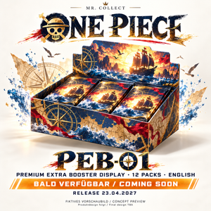 One Piece Card Game – Premium Extra Booster PEB-01 Display (12 Booster) (Englisch)