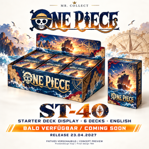 One Piece Card Game – Starter Deck ST-40 Display (6 Decks) (Englisch)
