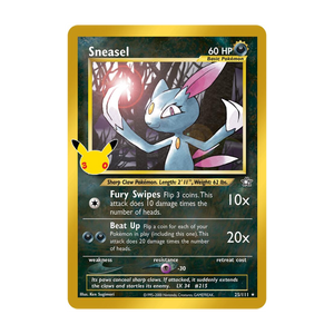 Sneasel 25/111 – 30th Classic Collection – Englisch – Near Mint – Differenzbesteuerung nach § 25a UStG