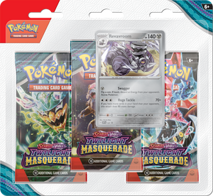 Pokémon Twilight Masquerade – 3-Pack-Blister (Englisch)