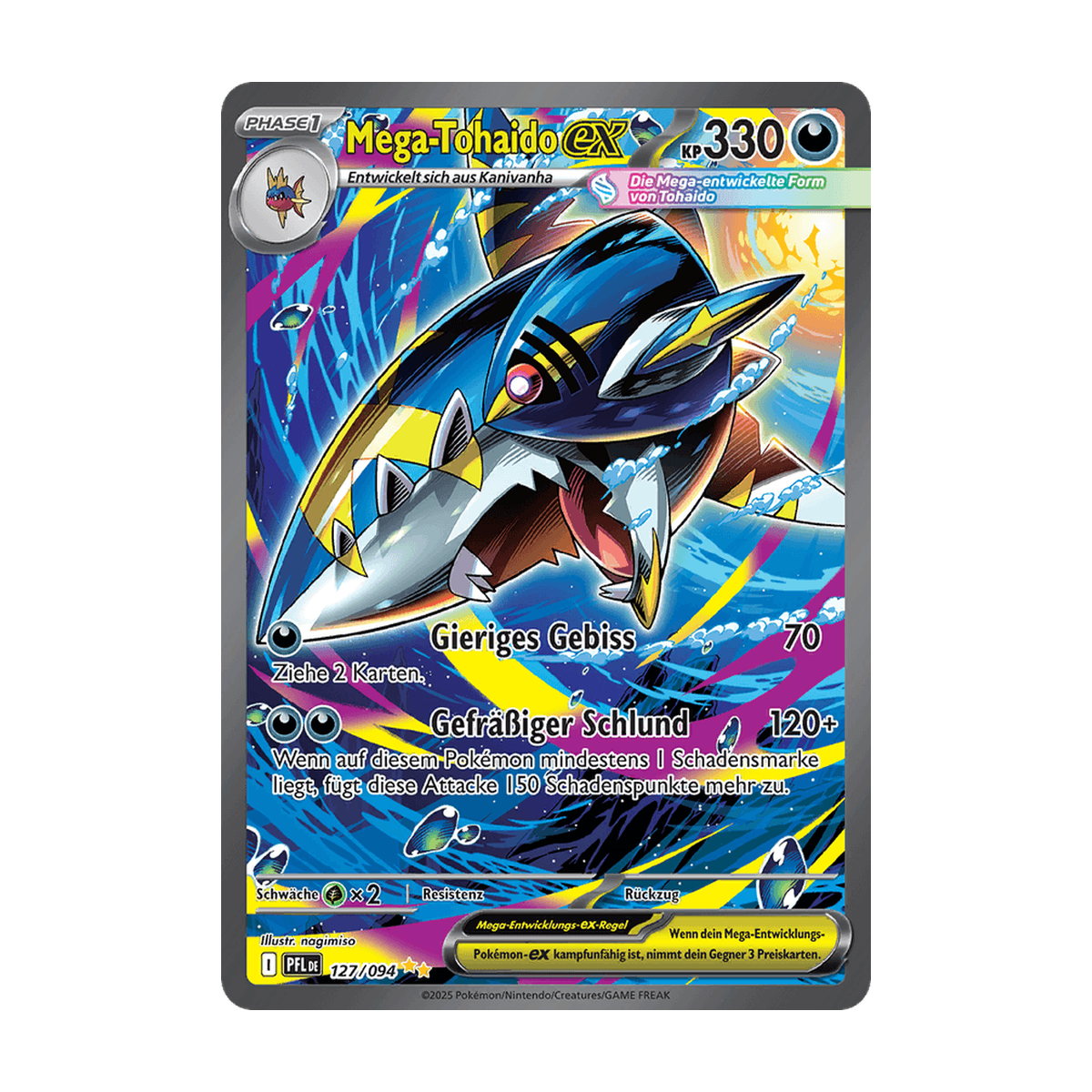 Mega-Tohaido-ex 127/094 Deutsch – Referenzbild