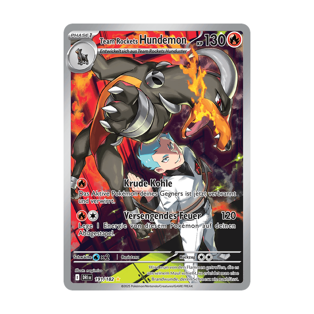 Team Rockets Hundemon 191/182 Deutsch – Referenzbild