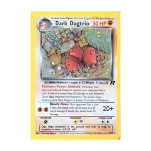 Dark Dugtrio · 6/82 · Englisch · Differenzbesteuerung nach §25a UStG