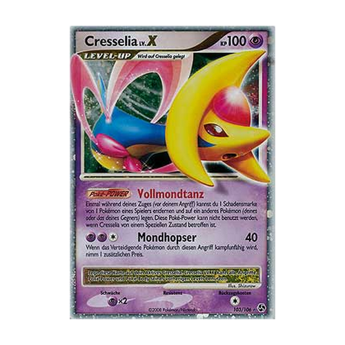 Beispielbild: Cresselia LV.X 103/106, Epische Begegnungen, Deutsch; kein Zustandsfoto