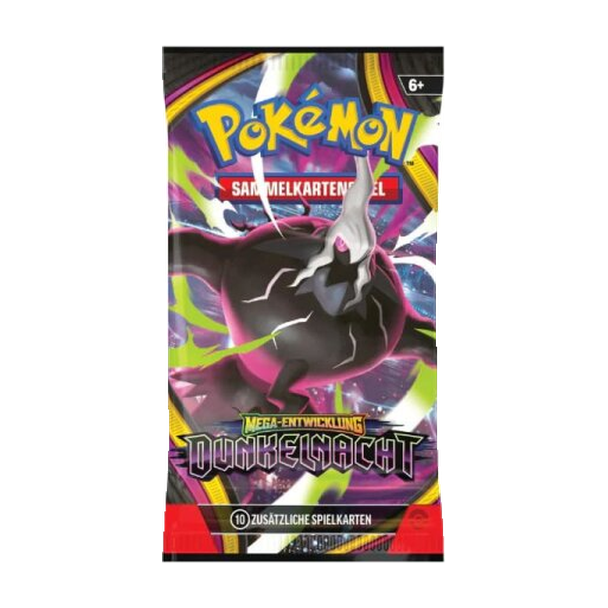 Pokémon Dunkelnacht Boosterpack Deutsch – Beispielmotiv, Artwork kann variieren