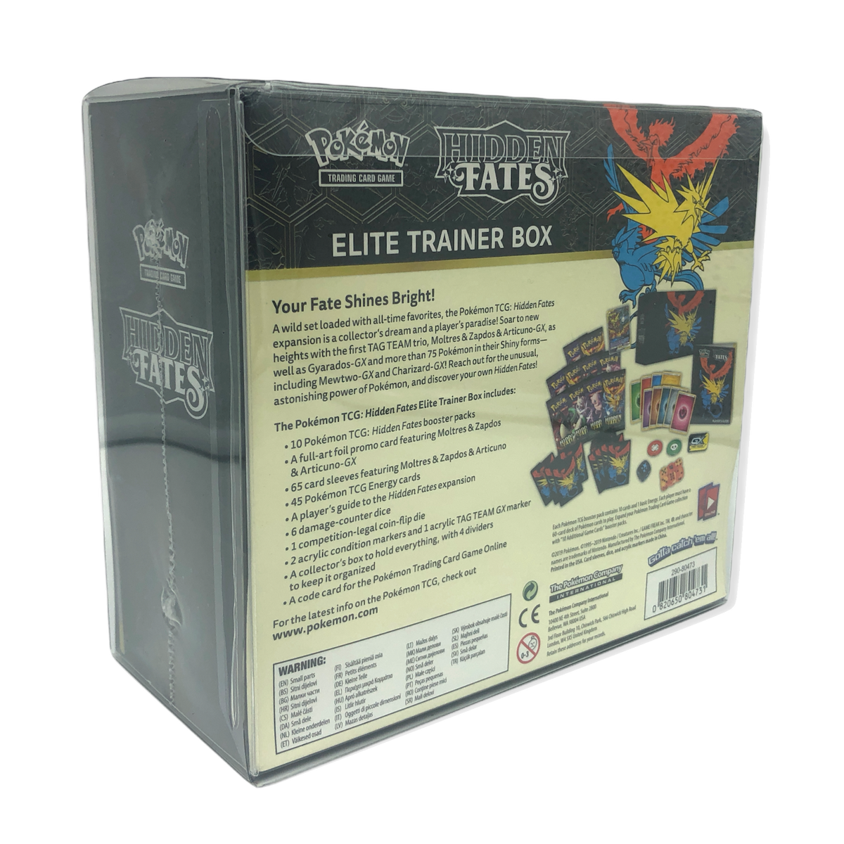 Platin Benters Protection Klarsicht Schutzhüllen für Pokemon Elite Top Trainer Boxen 10 Stück - Mr. Collect