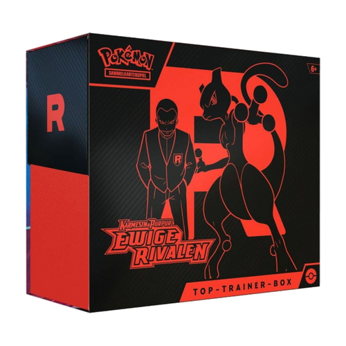 Pokémon Ewige Rivalen Top-Trainer-Box Deutsch – Giovanni und Mewtu, transparenter Hintergrund