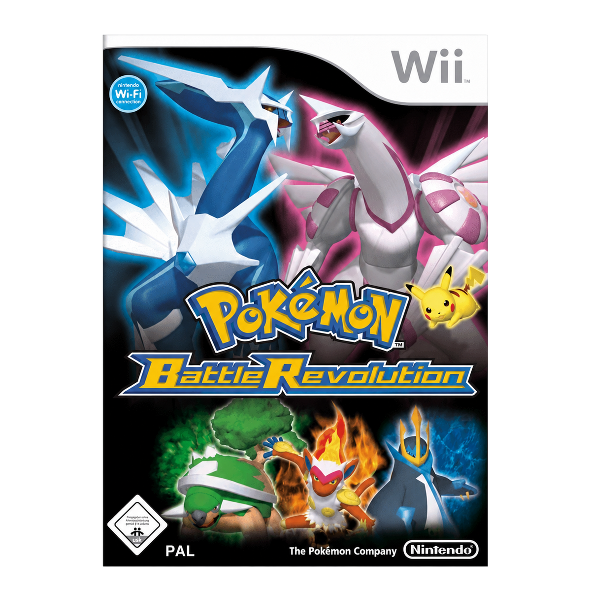Pokémon Battle Revolution für Wii – Cover als Referenz, kein Zustandsfoto