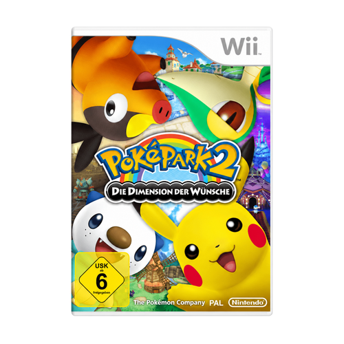 PokéPark 2: Die Dimension der Wünsche für Wii – Cover als Referenz, kein Zustandsfoto
