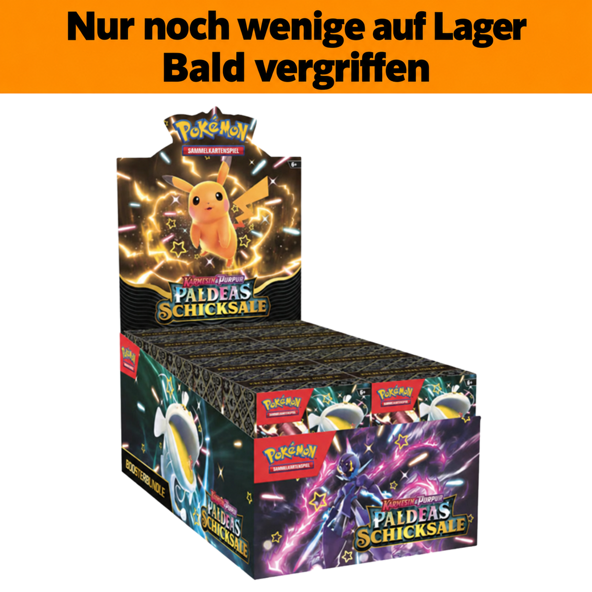Pokémon Paldeas Schicksale – Boosterbundle-Display (Deutsch) – Nur noch wenige auf Lager – bald vergriffen
