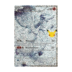 Reshiram 113/114 – Celebrations – Klassische Sammlung – Deutsch – Differenzbesteuerung nach § 25a UStG