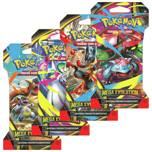 Pokémon Mega Evolution – Display mit 24 Sleeved Boostern (Englisch)